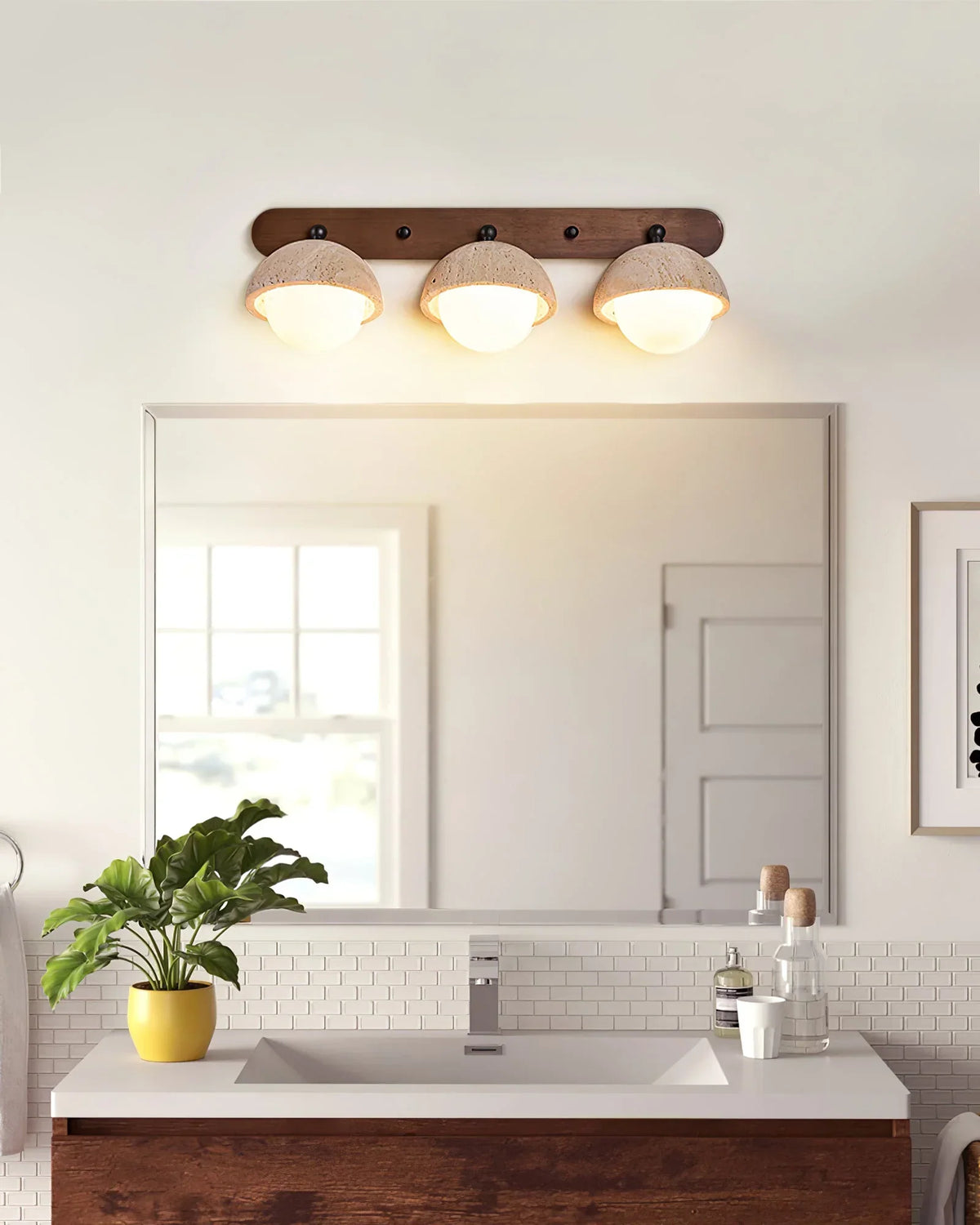 Globe Pecherna Travertine Wall Sconce – Travertine detail 13