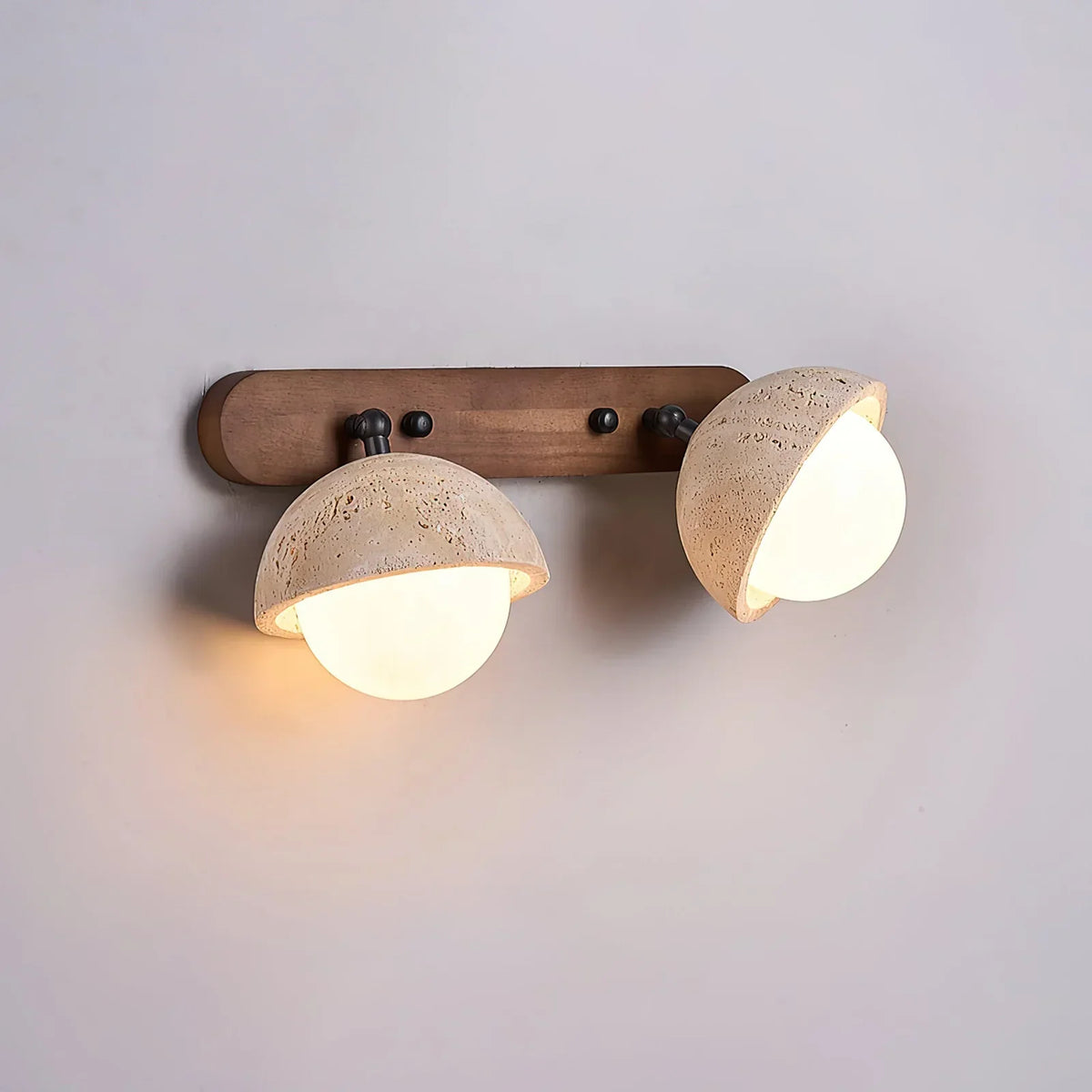 Globe Pecherna Travertine Wall Sconce – Travertine detail 20