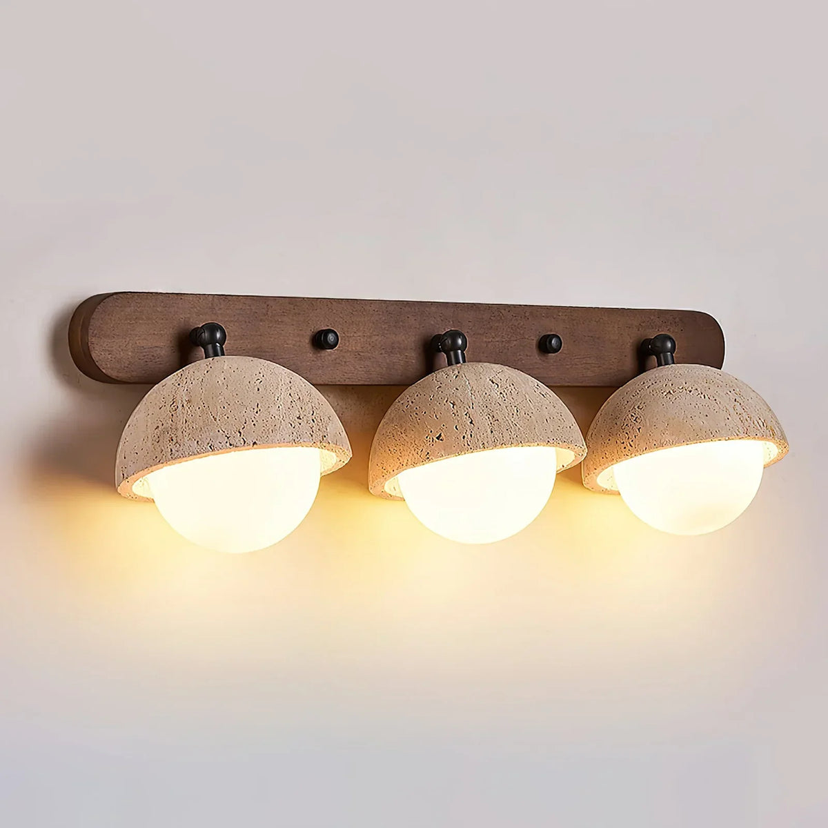 Globe Pecherna Travertine Wall Sconce – Travertine detail 21