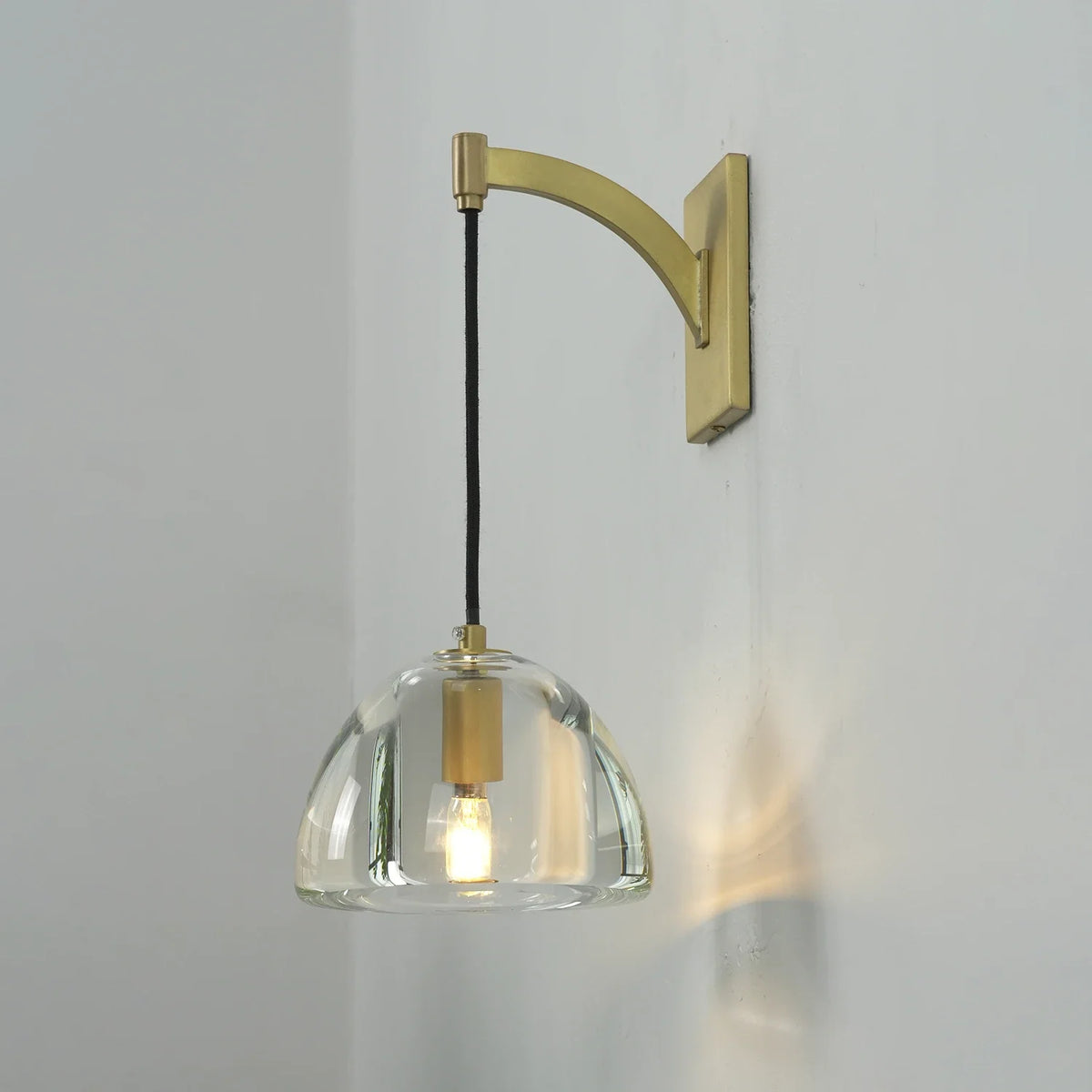 Halden Arched Crystal Wall Sconce – Crystal detail 14