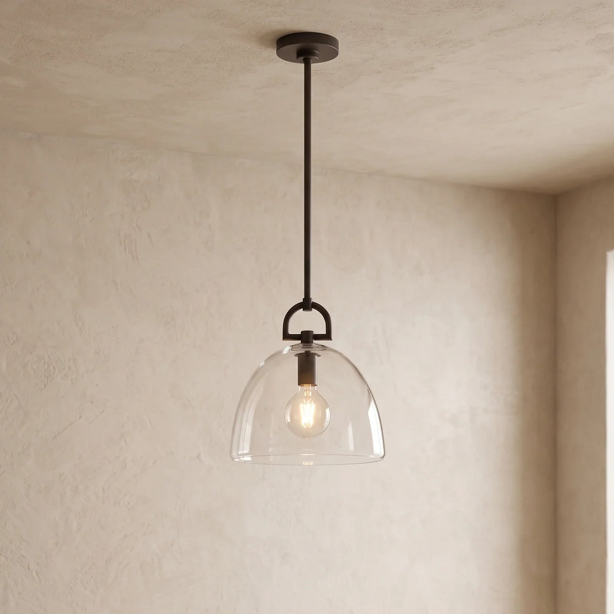 Halden Stirrup Clear Glass Crystal Pendant Light – Crystal detail 19