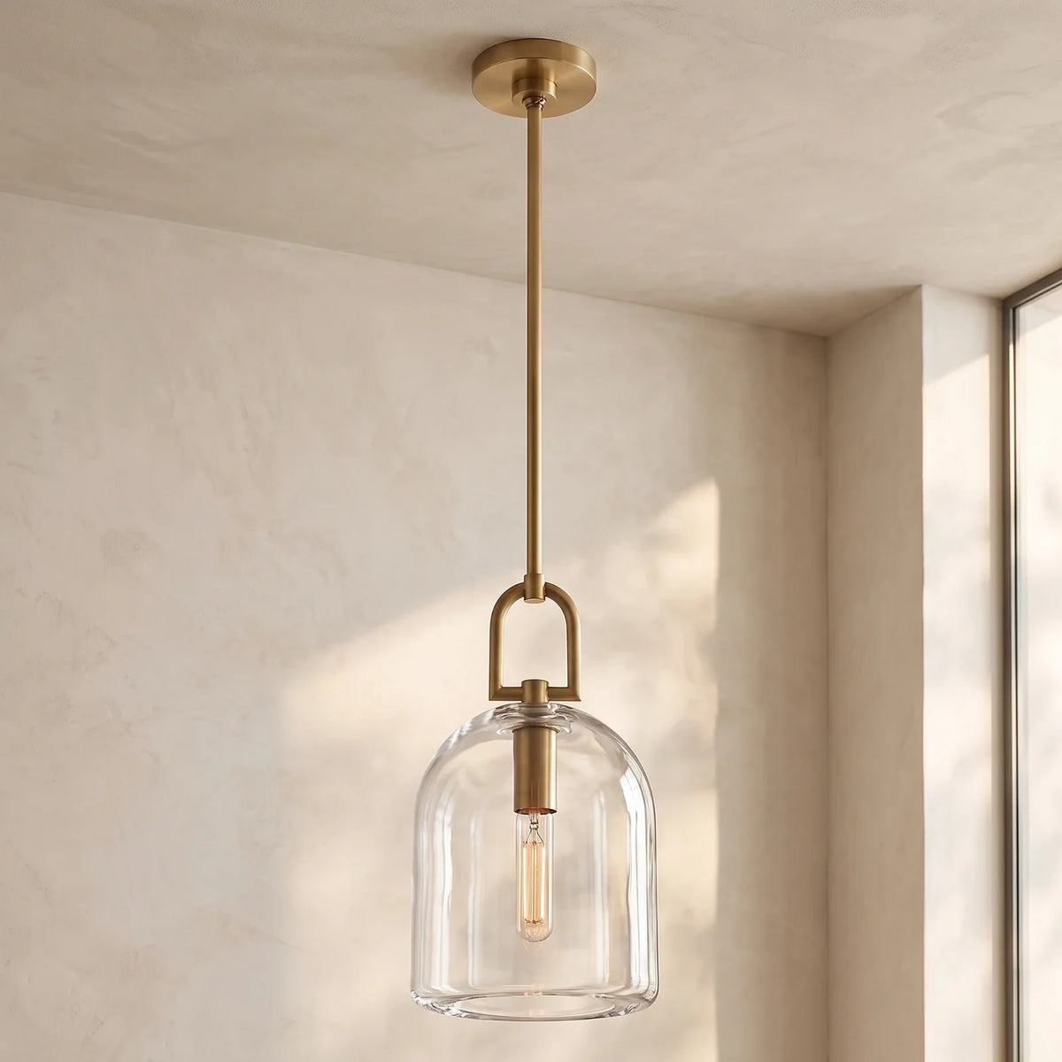 Halden Stirrup Clear Glass Crystal Pendant Light – Crystal detail 15
