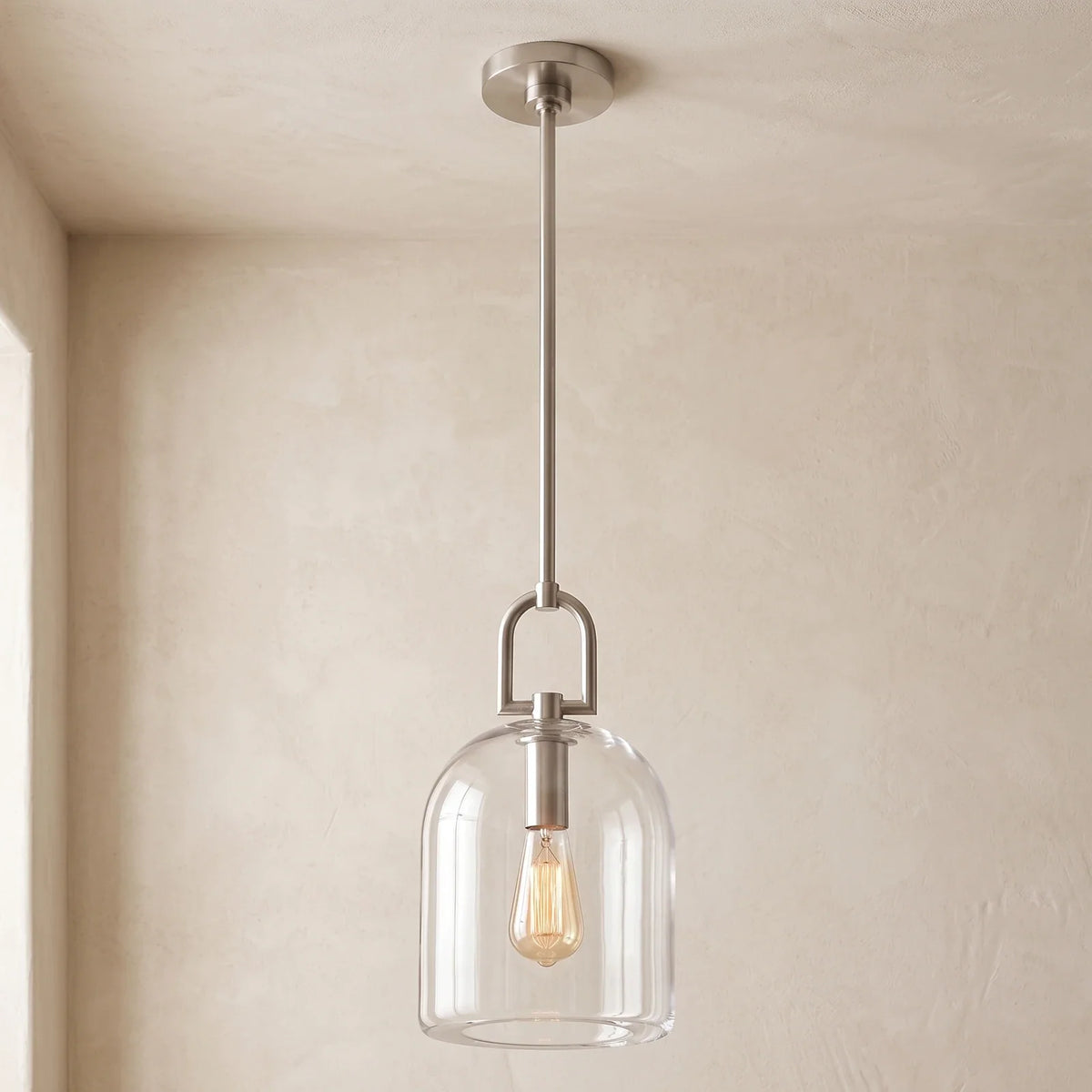 Halden Stirrup Clear Glass Crystal Pendant Light – Crystal detail 17
