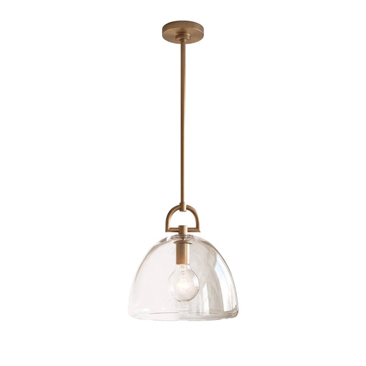 Halden Stirrup Clear Glass Crystal Pendant Light
