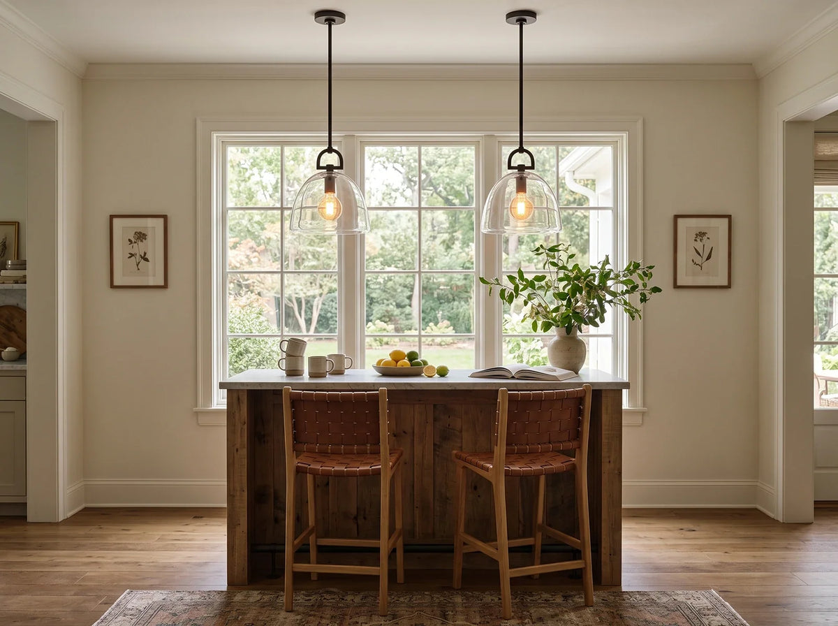 Halden Stirrup Clear Glass Crystal Pendant Light – Crystal detail 9