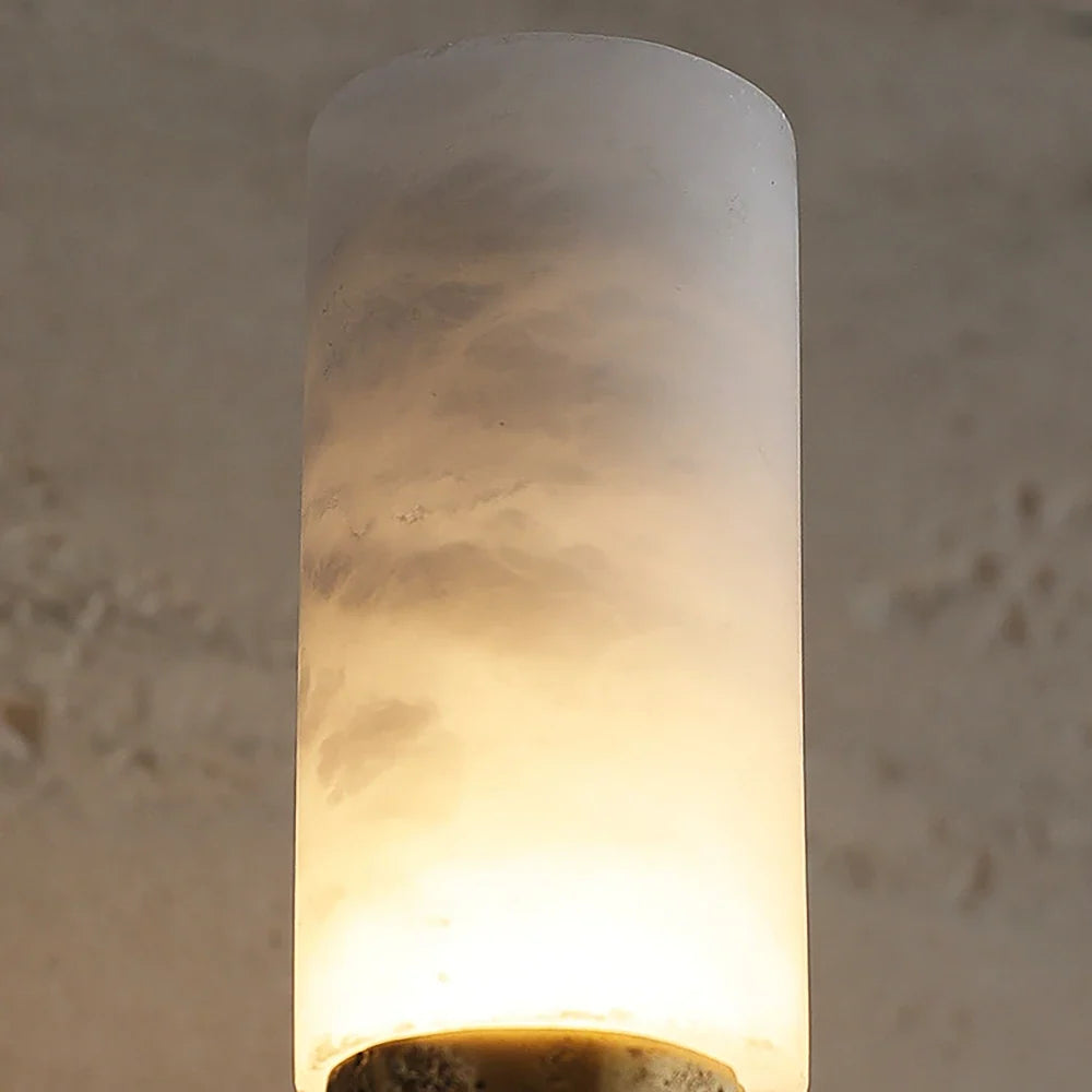 Hammered Torch Alabaster Wall Light – Alabaster detail 18