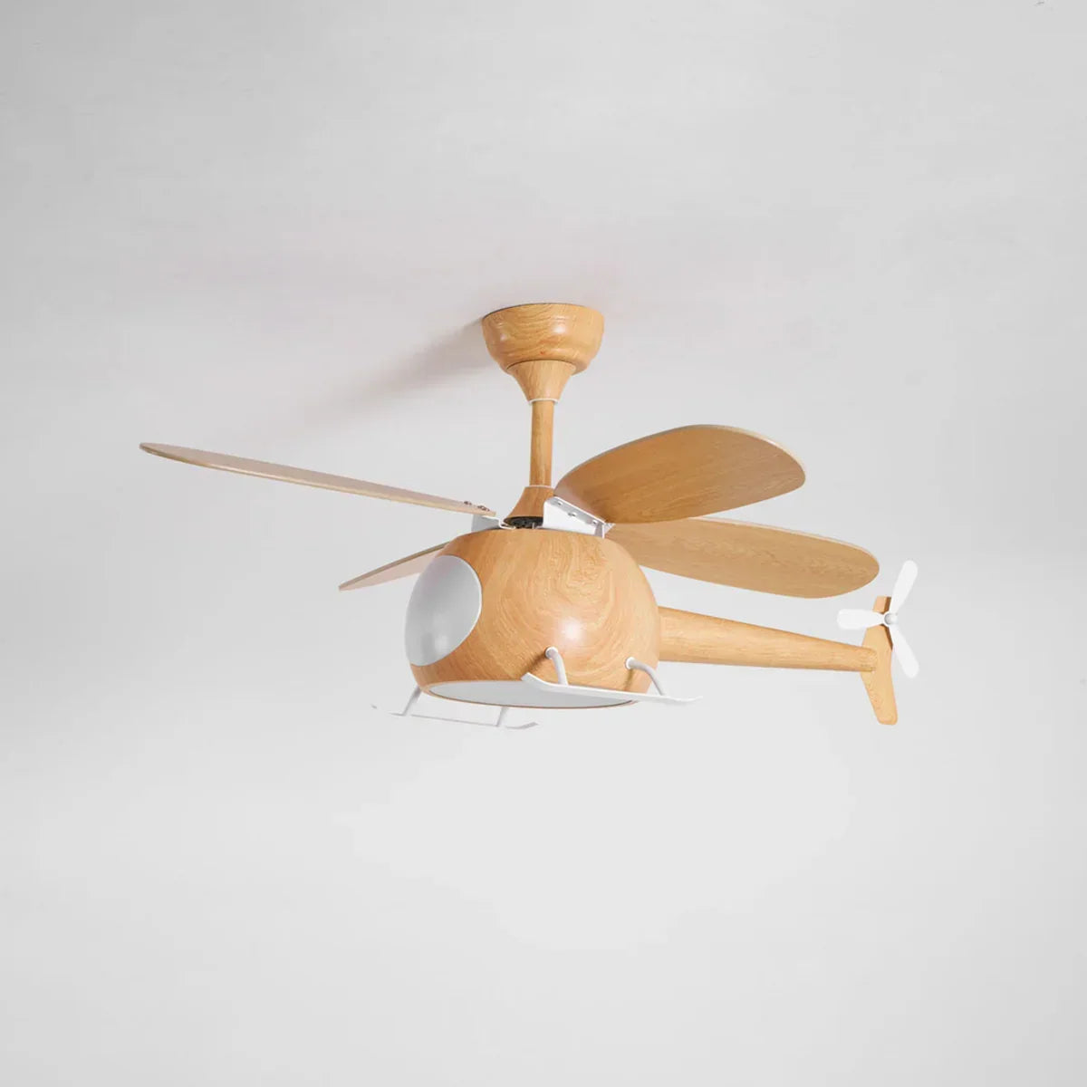 Helicopter Shape Heli Breeze Kids Copper Ceiling Fan Light – Copper detail 16
