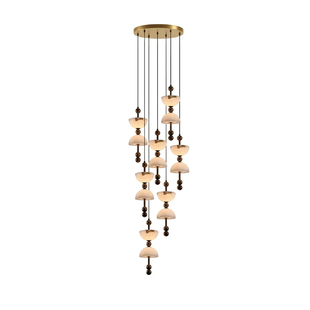 Hourglass Duo Alabaster Pendant Lamp – Alabaster detail 15