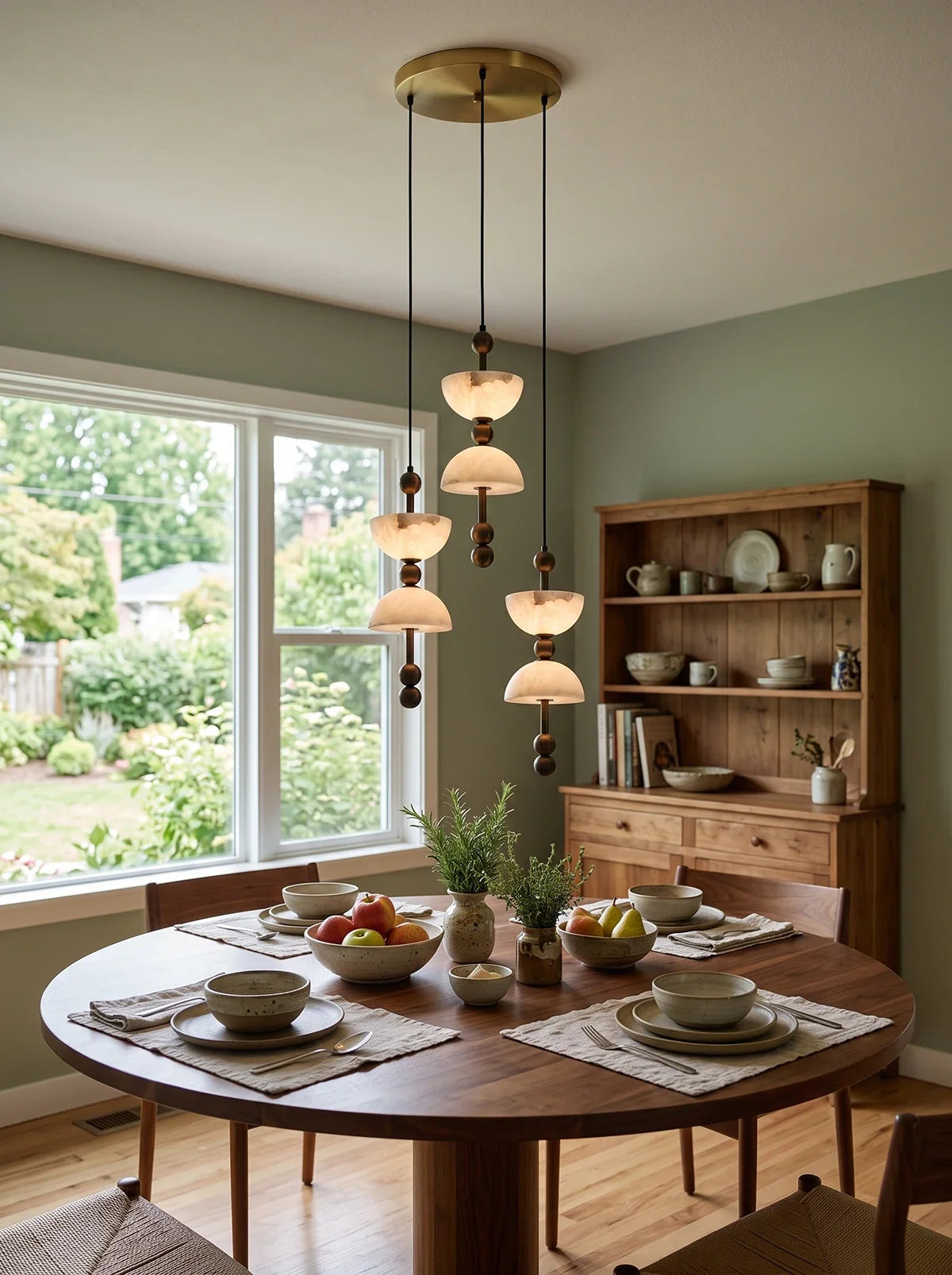Hourglass Duo Alabaster Pendant Lamp – Alabaster detail 10