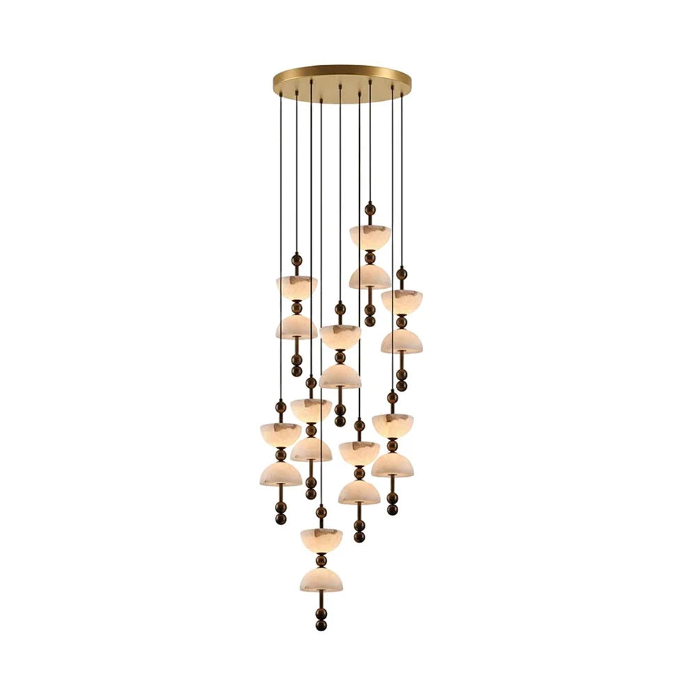 Hourglass Duo Alabaster Pendant Lamp – Alabaster detail 16