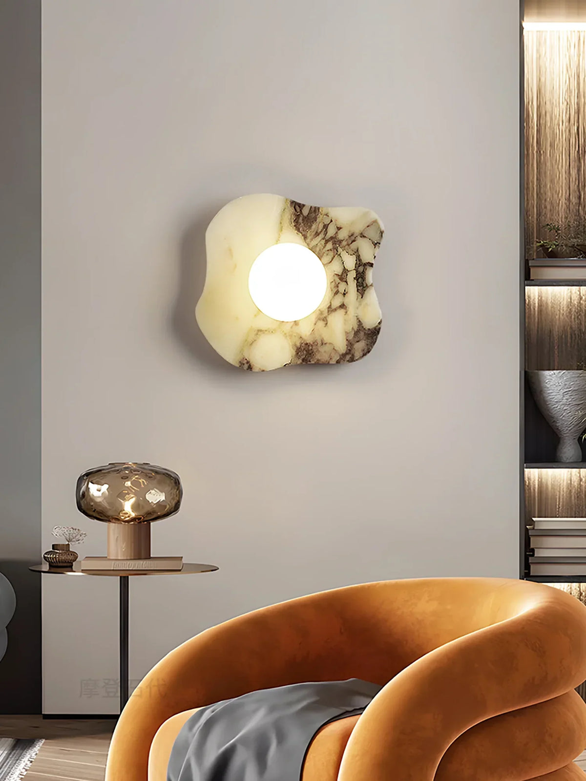 Irregular Marble Wall Lamp – Marble detail 6
