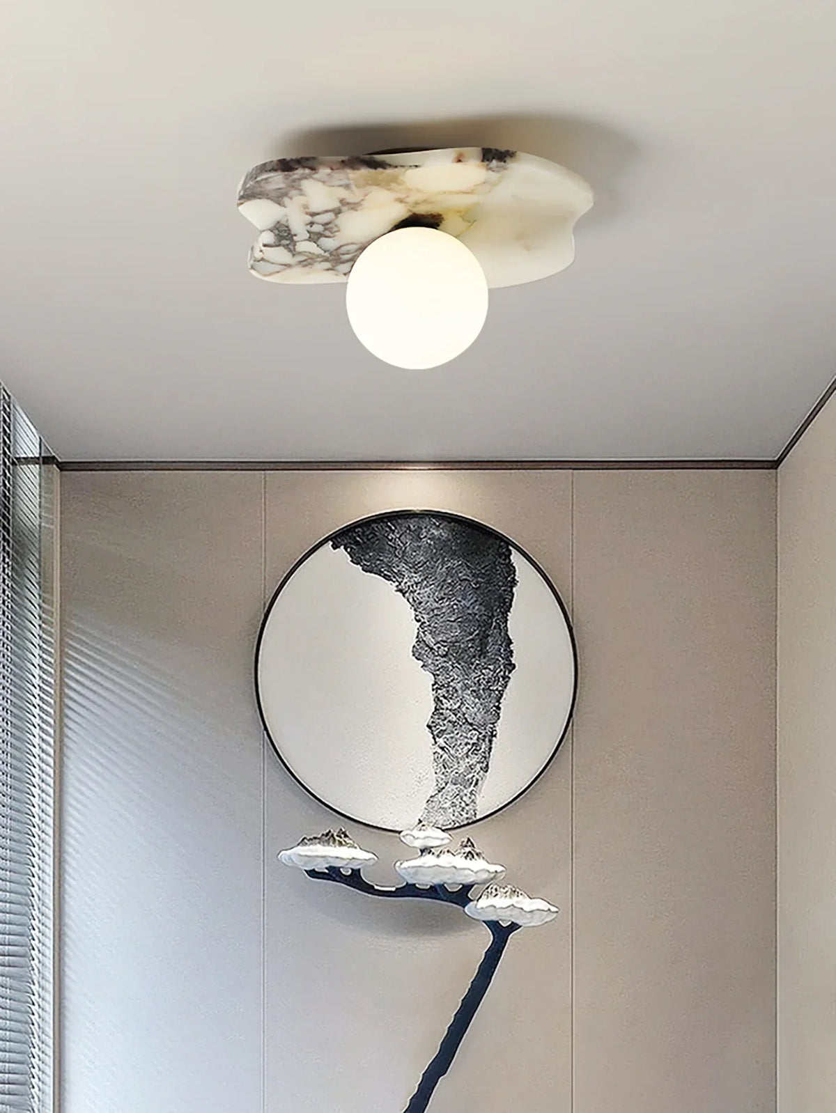 Irregular Marble Wall Lamp – Marble detail 3