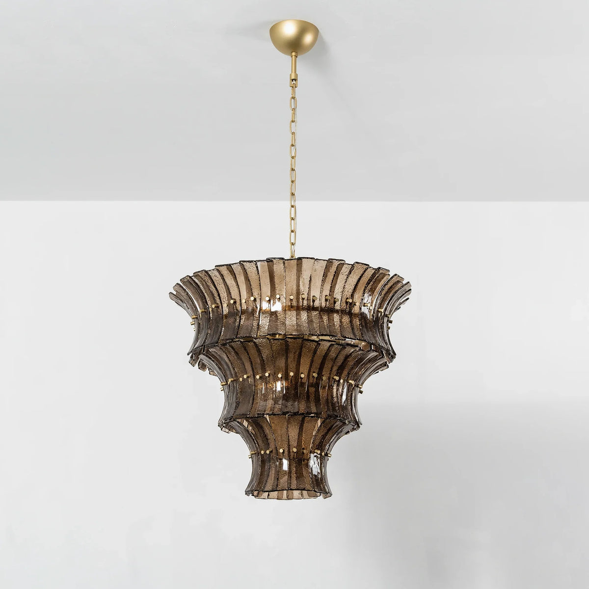 Lido Textured Glass Chandelier – Glass detail 38
