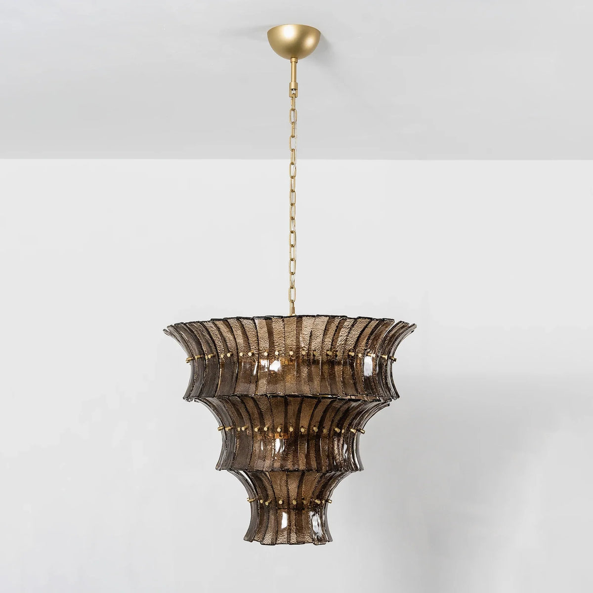 Lido Textured Glass Chandelier – Glass detail 37