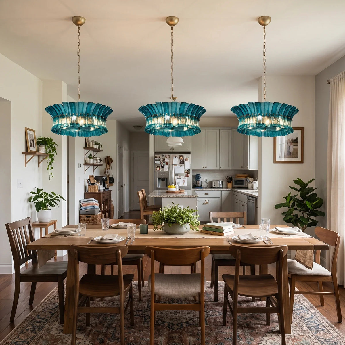 Lido Textured Glass Chandelier – Glass detail 10