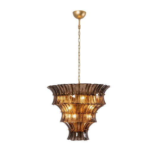 Lido Textured Glass Chandelier