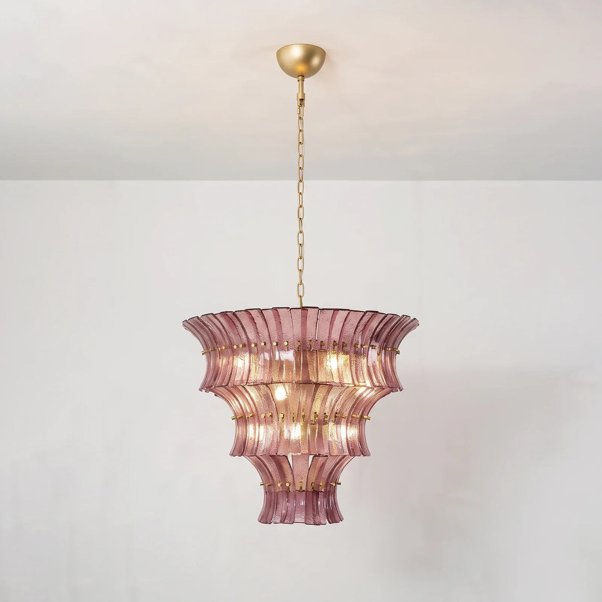 Lido Textured Glass Chandelier – Glass detail 39