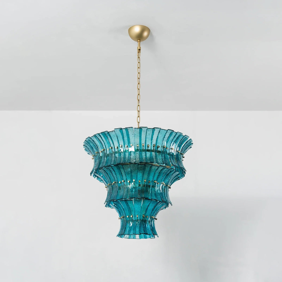 Lido Textured Glass Chandelier – Glass detail 34