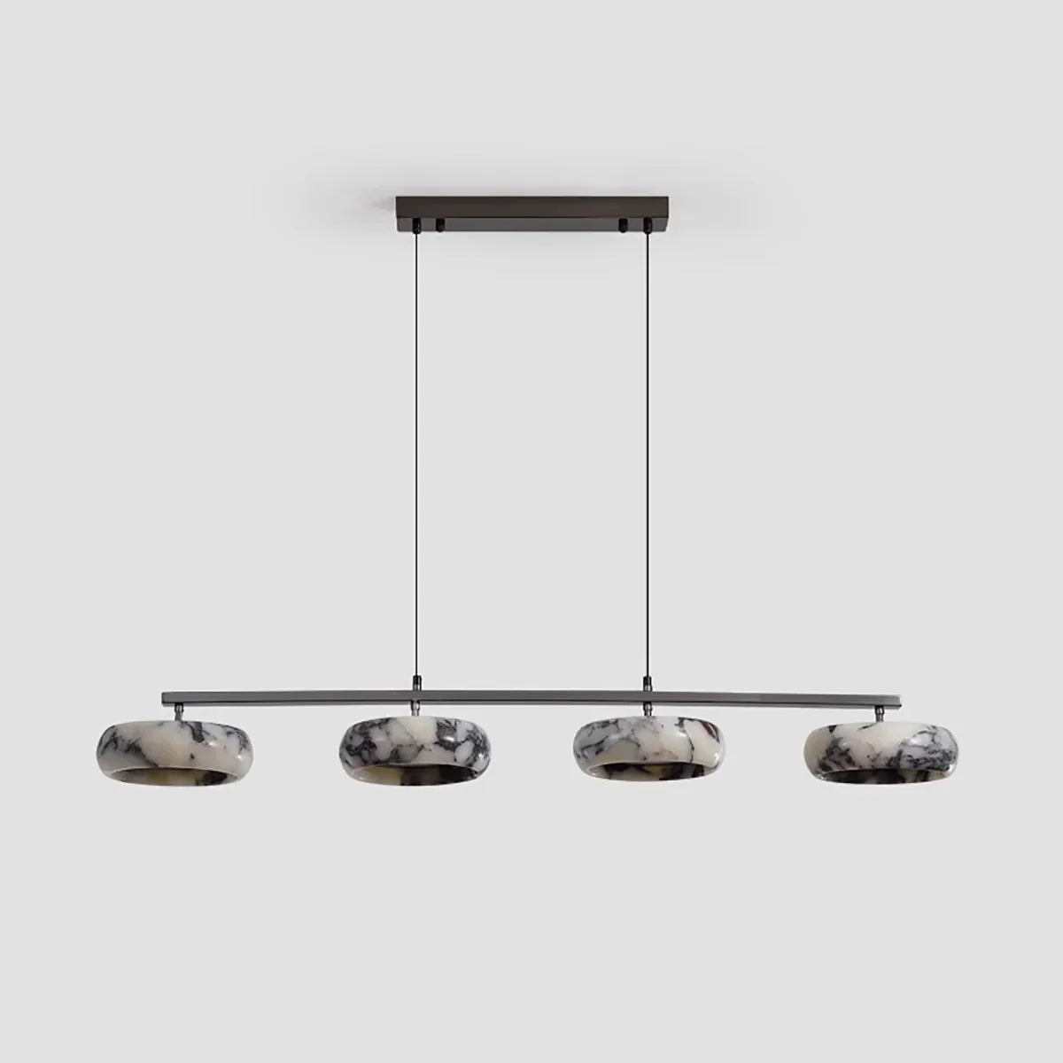 Linear Marble Ring Pendant Light – Marble detail 13