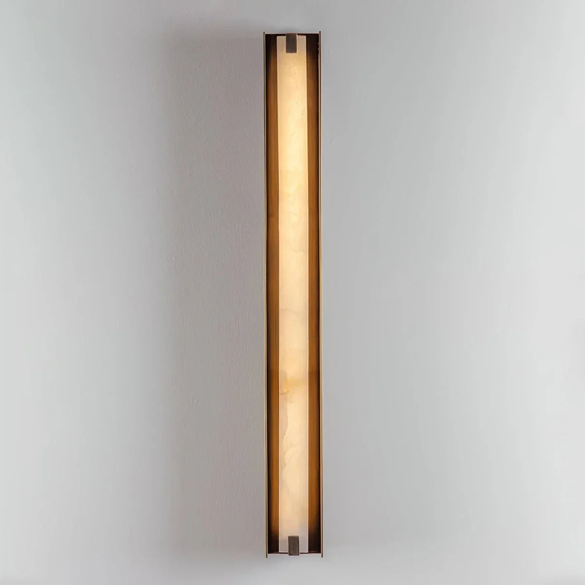 Linear Symmetry Alabaster Wall Sconce – Alabaster detail 17