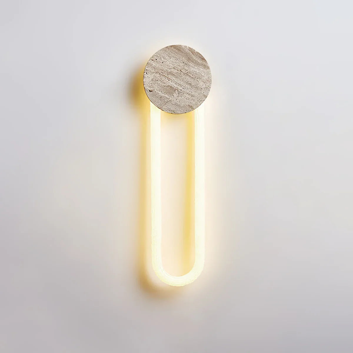 Long Strip Ra Travertine Wall Lamp – Travertine detail 11