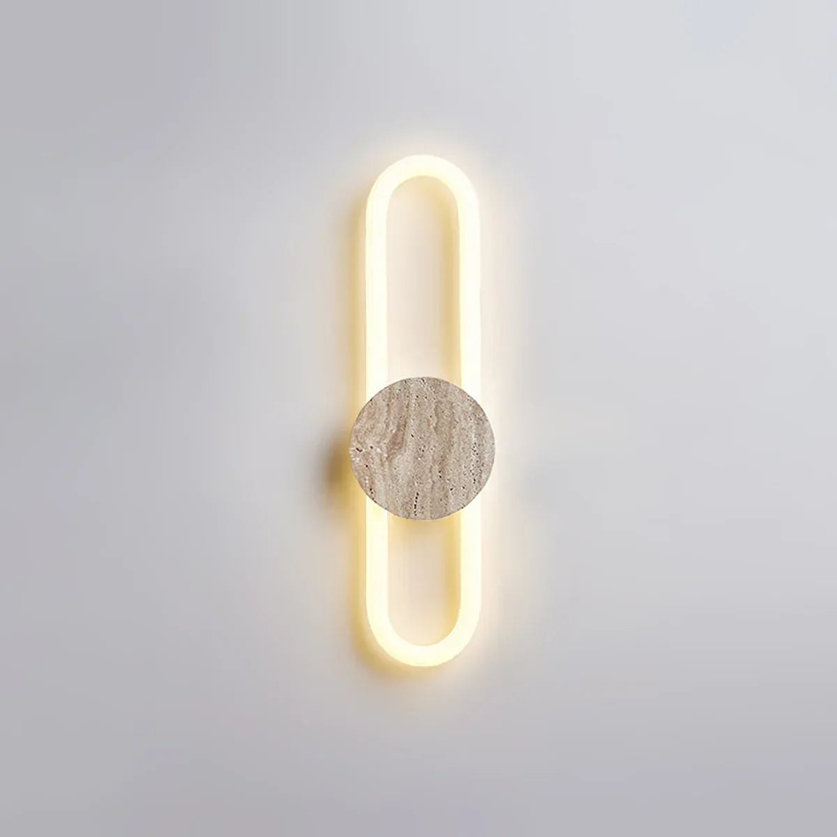 Long Strip Ra Travertine Wall Lamp – Travertine detail 15