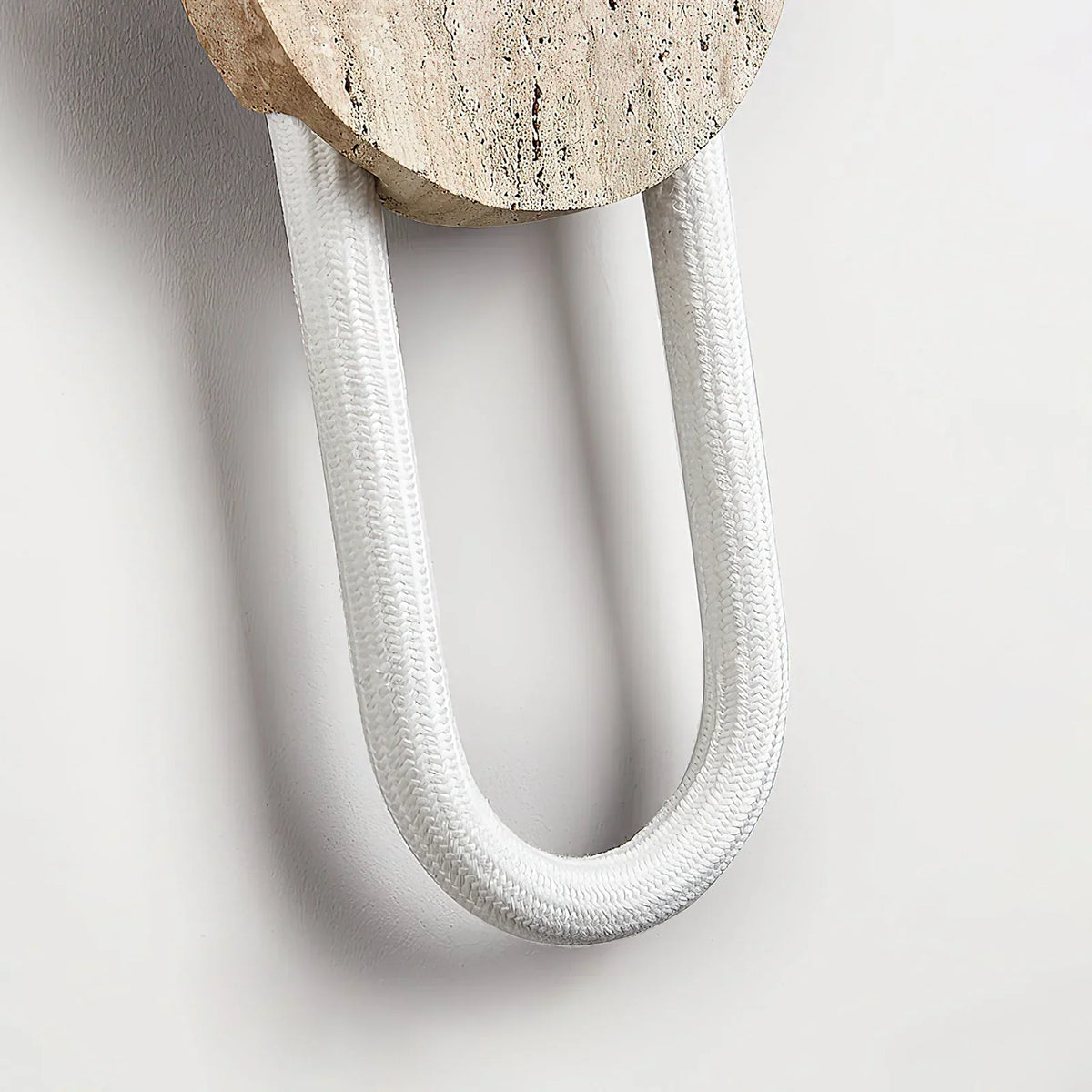Long Strip Ra Travertine Wall Lamp – Travertine detail 10