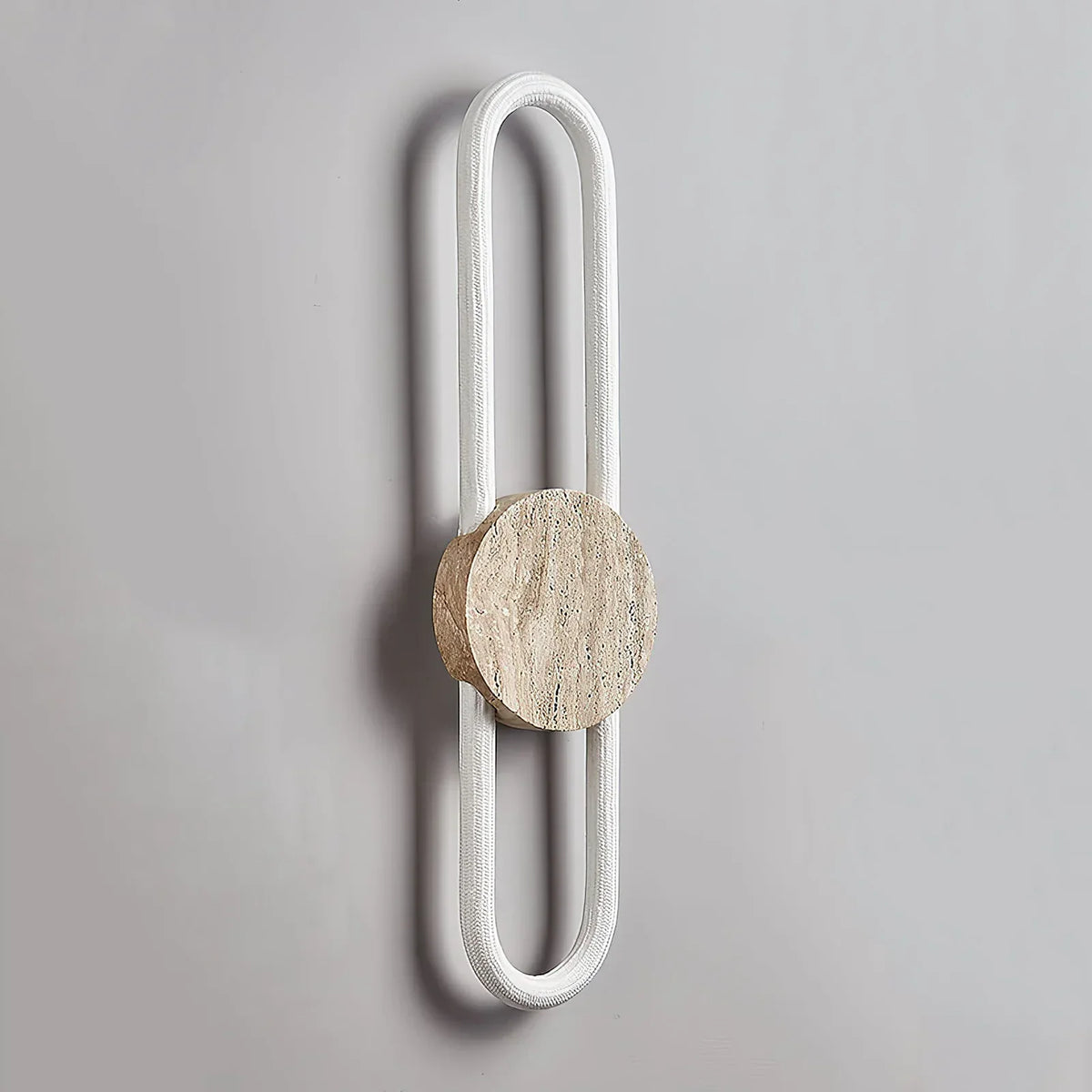 Long Strip Ra Travertine Wall Lamp – Travertine detail 18