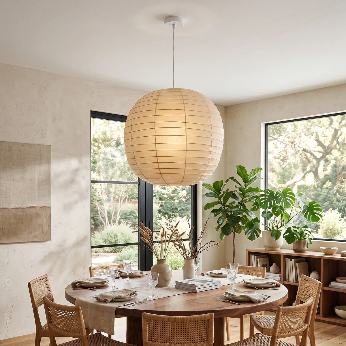 Lumara 55F Paper Lantern Pendant Light – detail 2