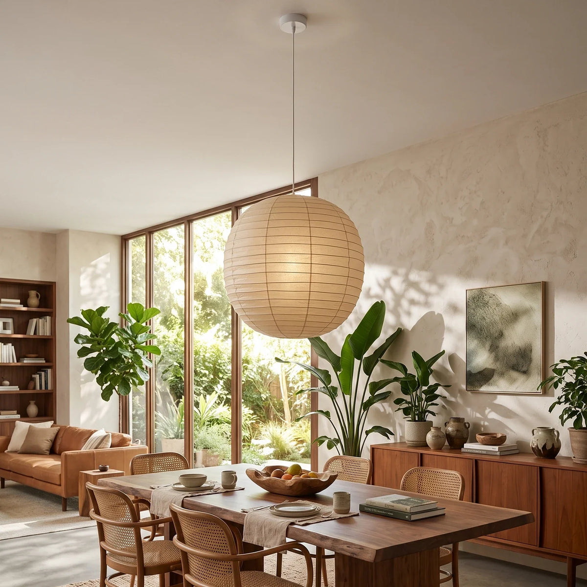 Lumara 55F Paper Lantern Pendant Light – detail 9