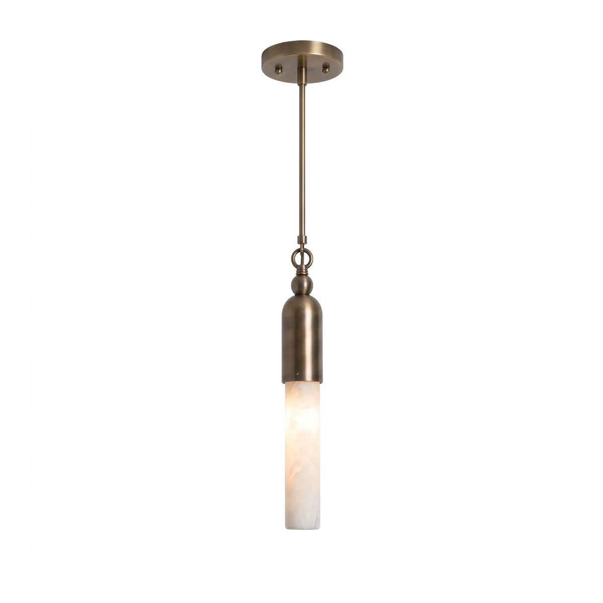 Lunelle Alabaster Rod Mini Pendant Light – Alabaster detail 19