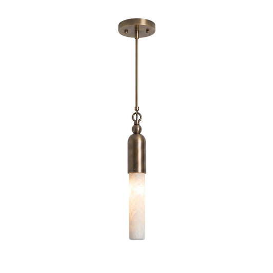 Lunelle Alabaster Rod Mini Pendant Light