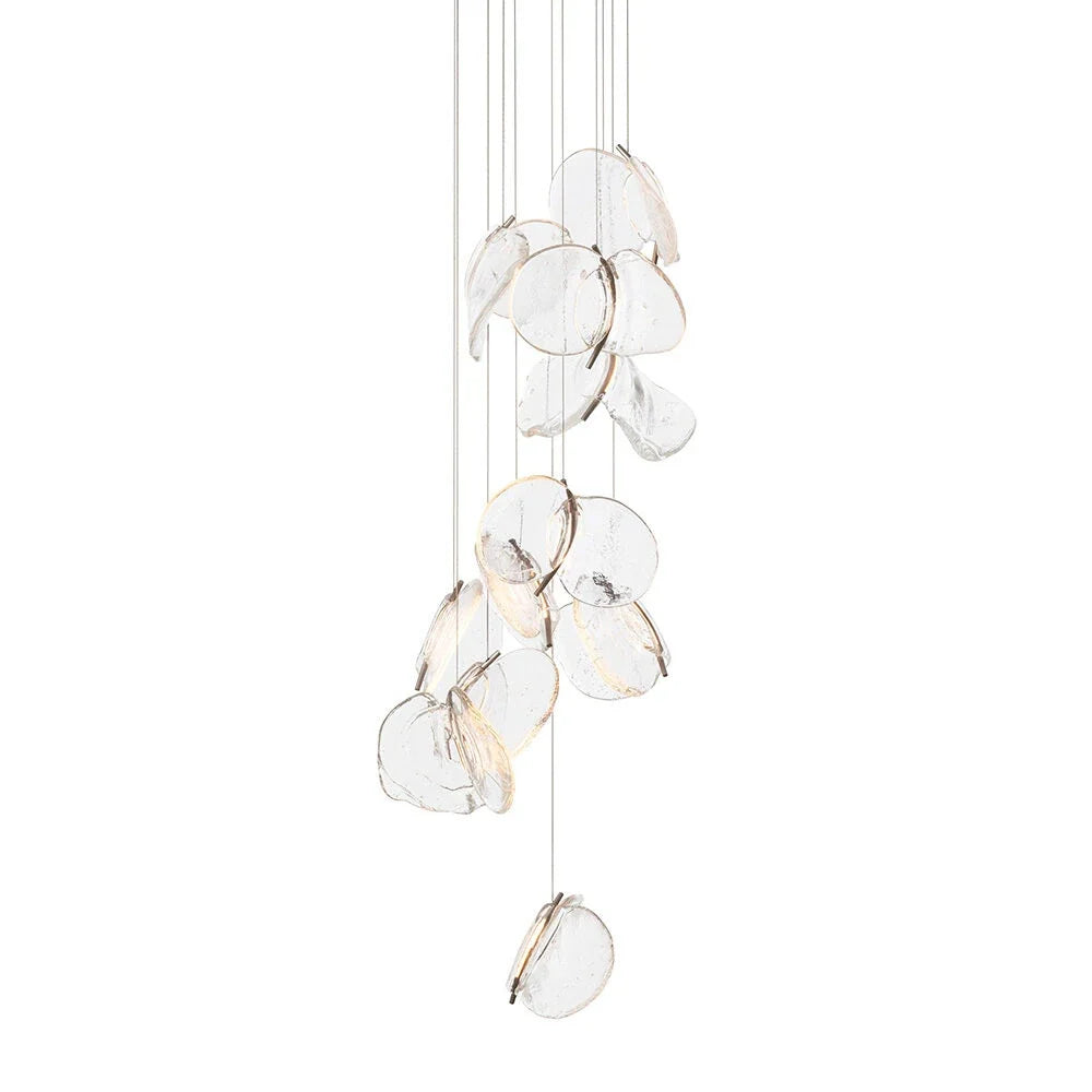 Lunelle Textured Glass Pendant Chandelier – Glass detail 30