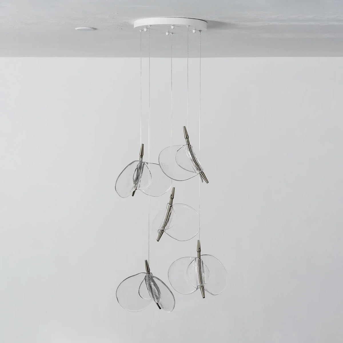 Lunelle Textured Glass Pendant Chandelier – Glass detail 25