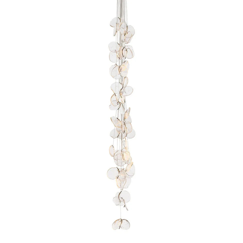 Lunelle Textured Glass Pendant Chandelier – Glass detail 34