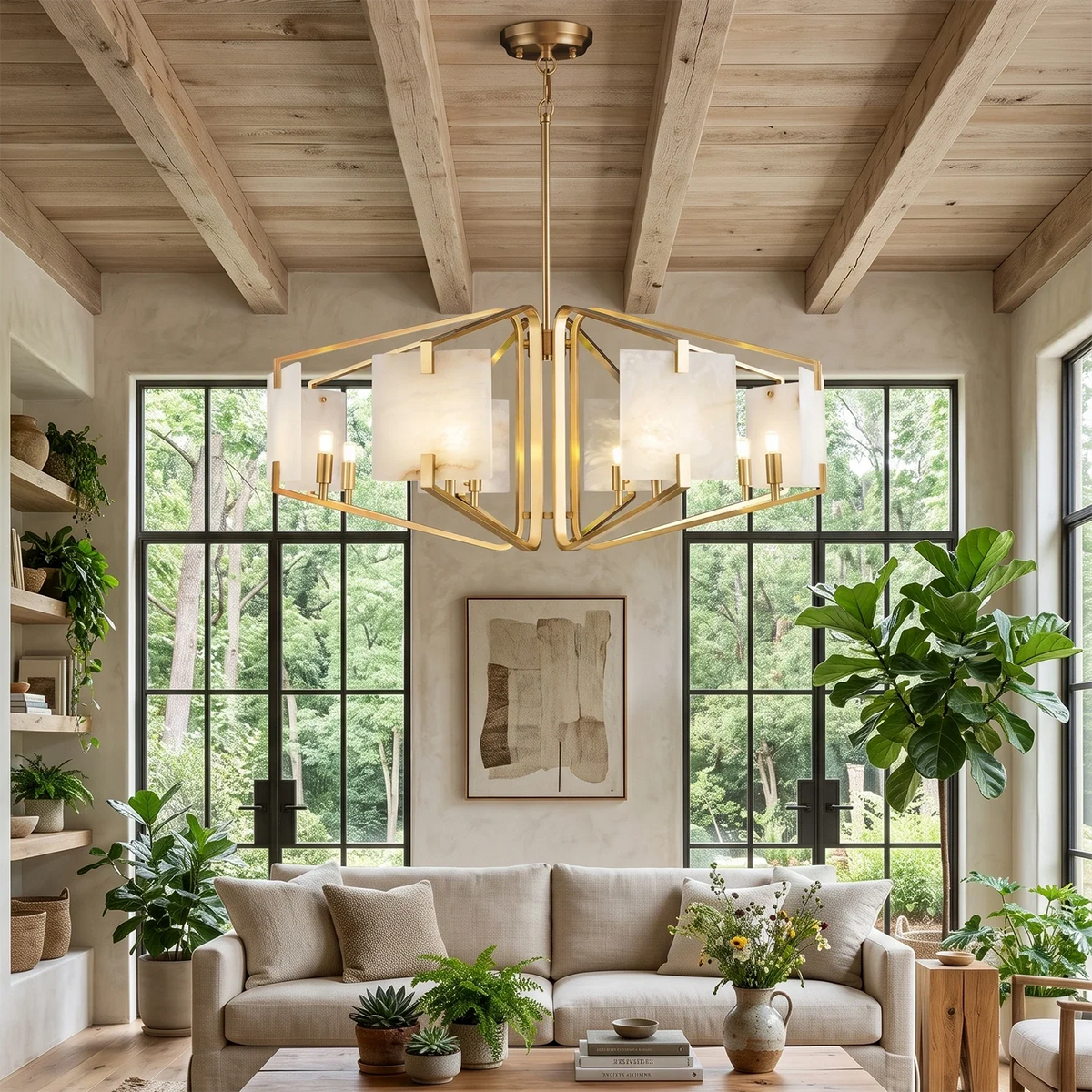 Alabaster Appareil Chandelier – Alabaster detail 2