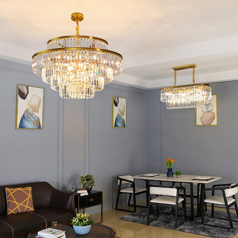 Light Crystal Chandelier for Living Room – Crystal detail 20