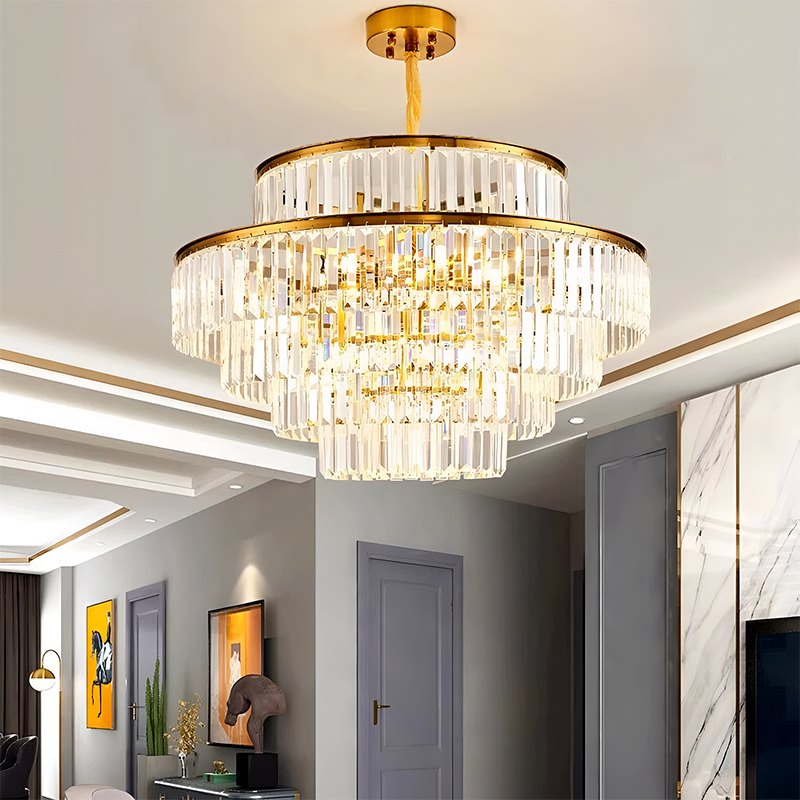 Light Crystal Chandelier for Living Room – Crystal detail 19