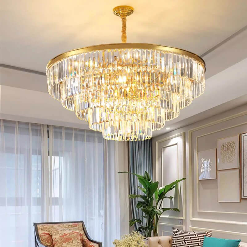 Light Crystal Chandelier for Living Room – Crystal detail 15