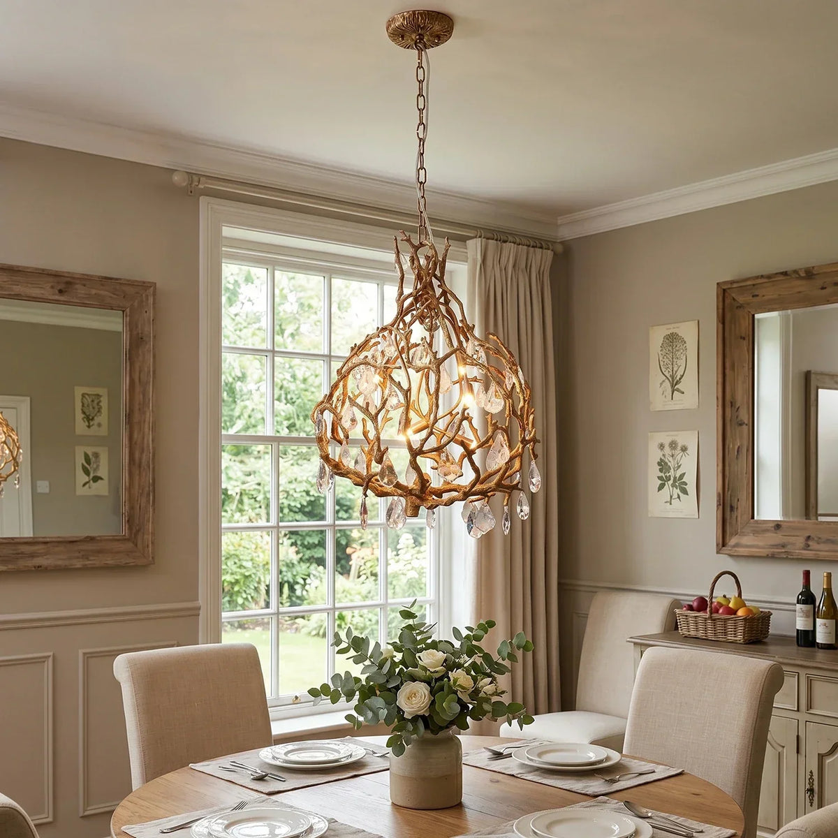 Magic Forest Vine Crystal Chandelier – Crystal detail 3