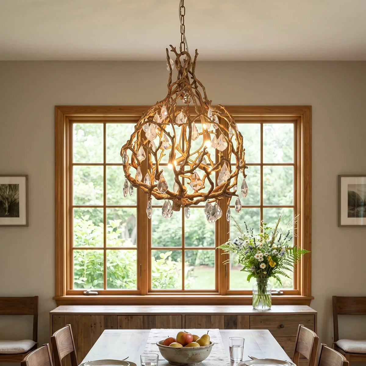 Magic Forest Vine Crystal Chandelier – Crystal detail 5