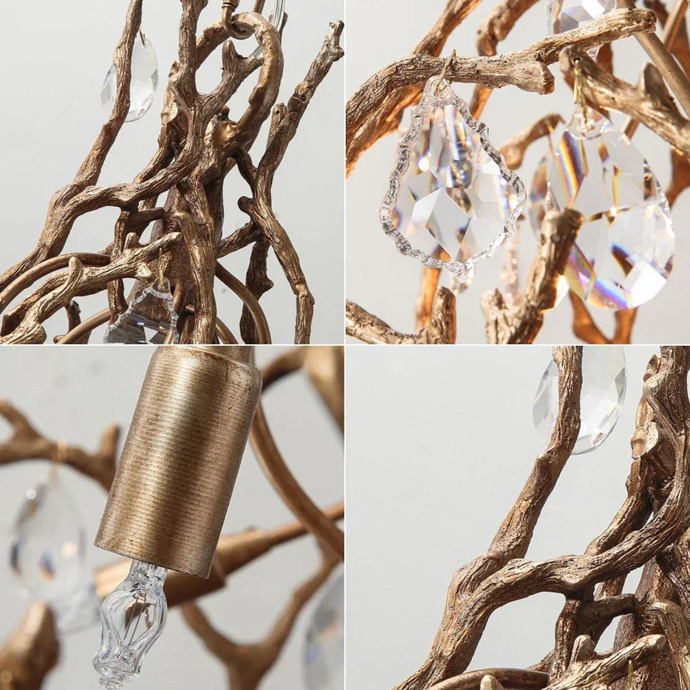 Magic Forest Vine Crystal Chandelier – Crystal detail 12