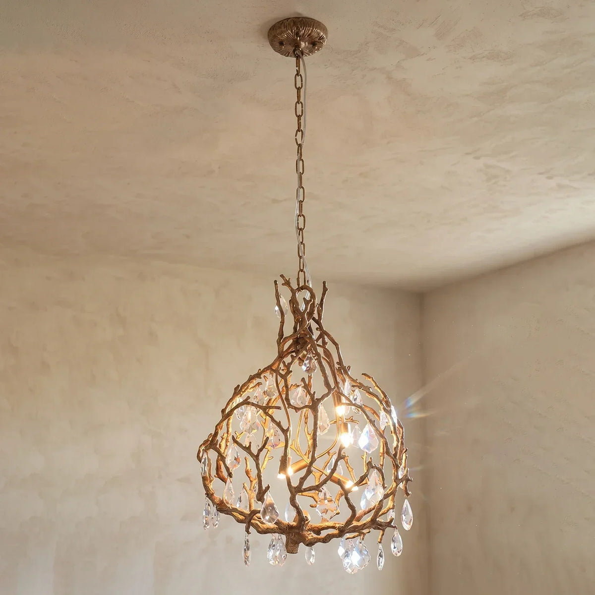 Magic Forest Vine Crystal Chandelier – Crystal detail 13