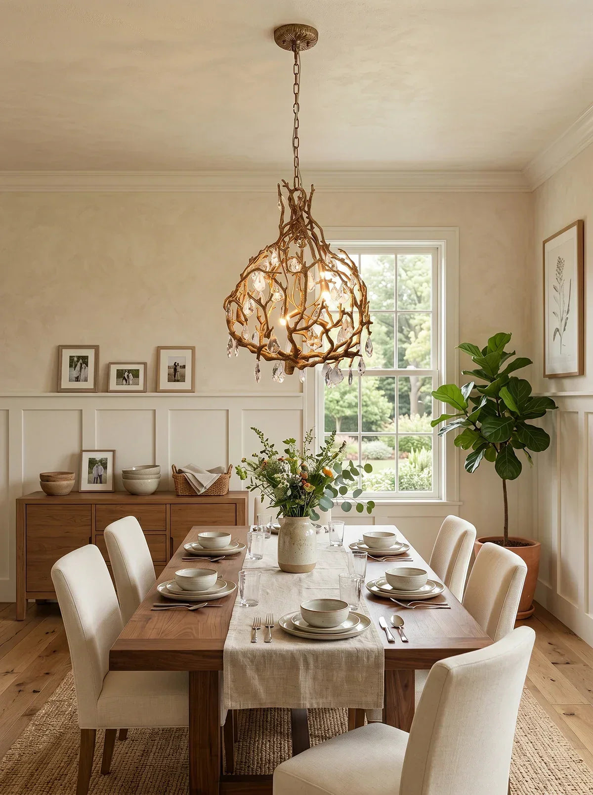Magic Forest Vine Crystal Chandelier – Crystal detail 11