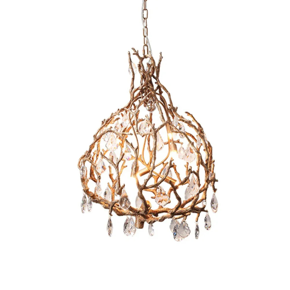 Magic Forest Vine Crystal Chandelier – Crystal detail 16