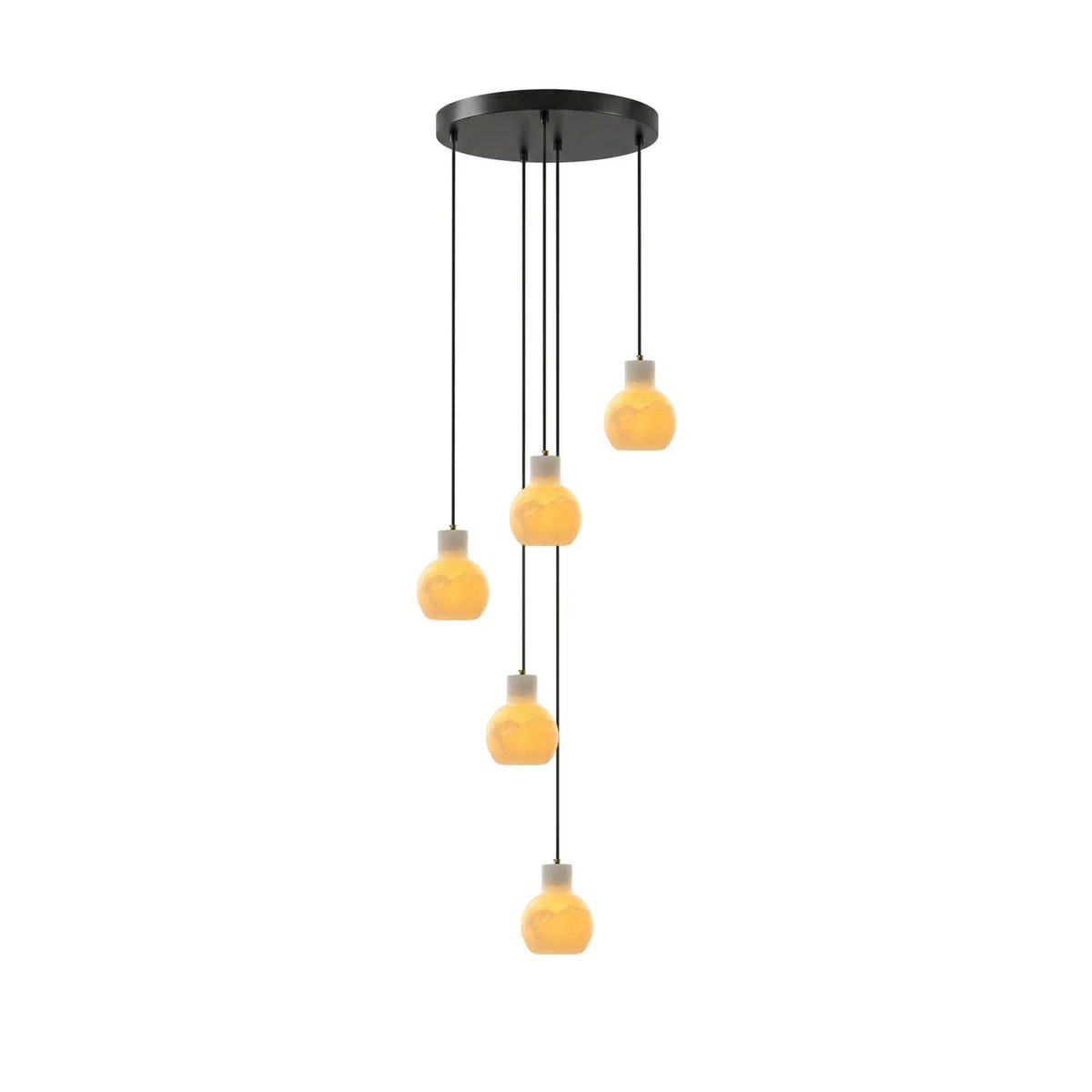 Manon Alabaster Decanter Chandelier – Alabaster detail 13