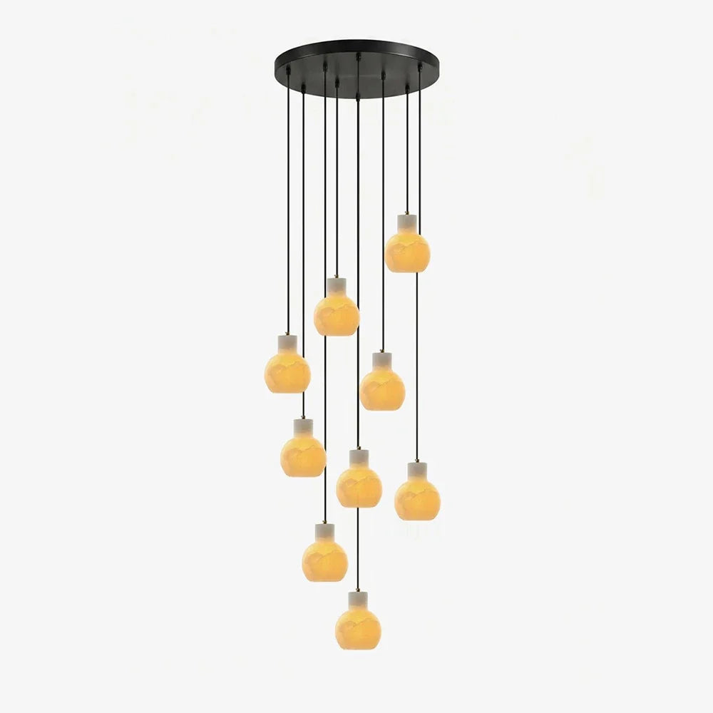 Manon Alabaster Decanter Chandelier – Alabaster detail 14