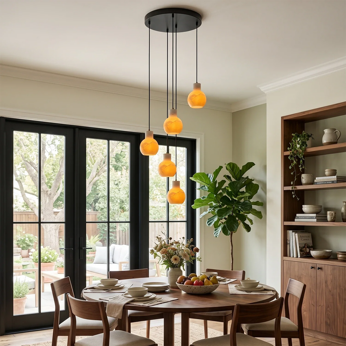 Manon Alabaster Decanter Chandelier – Alabaster detail 2