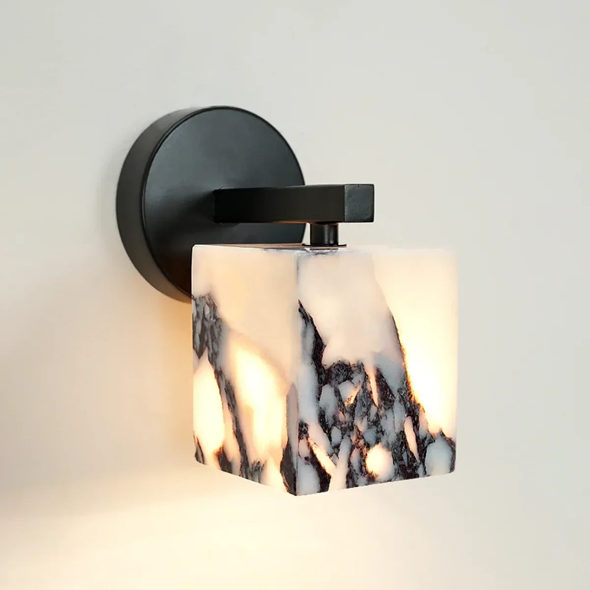 Marble Cube Geometric Wall Lamp – Marble detail 8