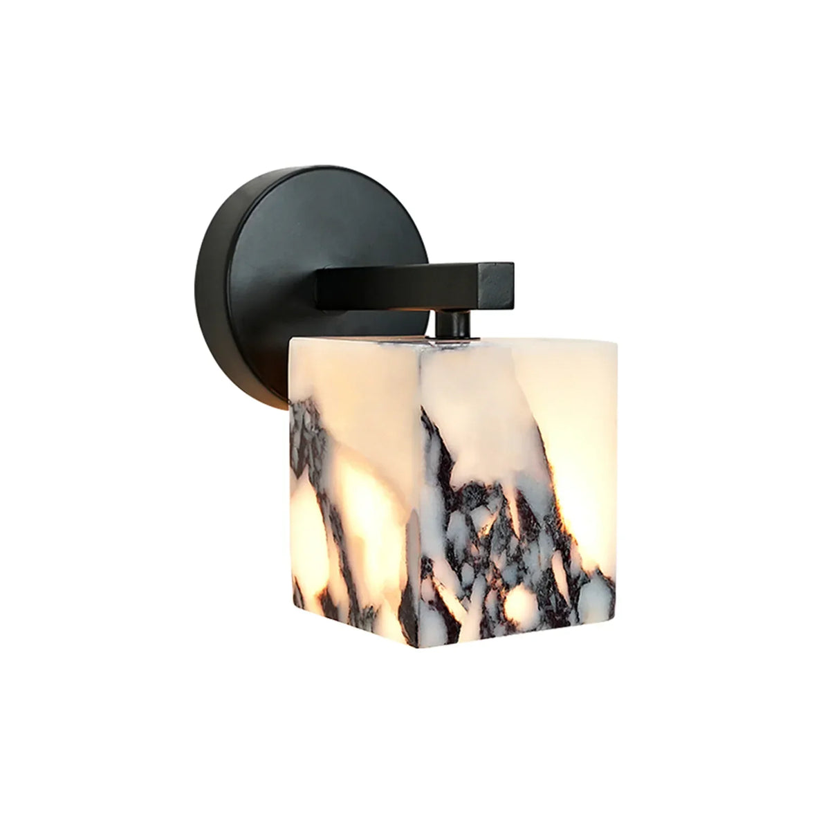 Marble Cube Geometric Wall Lamp – Marble detail 10